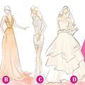 喜歡哪一件婚紗？測什麼時候你讓異性覺得最有魅力❤