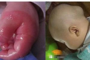 給4個月的寶寶洗屁股，然而進屋後看到寶寶時的爸爸瞬間變了臉色！！！
