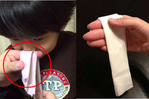 小孩不愛吸鼻器直接擤鼻涕又容易脫皮，這才突然發現日本媽媽的“一分鍾吸鼻大法”實在是必學的技能啊！