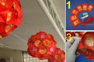 【完整紅包燈籠製作法】簡單又美爆的DIY紅包燈籠 !