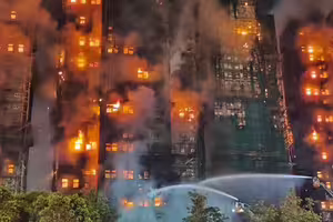 香港惡火奪128命!宏福苑1600萬房「內部照」曝光 網驚:這要怎麼逃 香港惡火奪128命!宏福苑1600萬房「內部照」曝光 網驚:這要怎麼逃