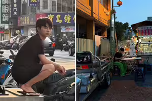 穿夾腳拖逛夜市 竟是日本大咖男神!台中路邊「台客蹲」超融入沒人認出 穿夾腳拖逛夜市 竟是日本大咖男神!台中路邊「台客蹲」超融入沒人認出