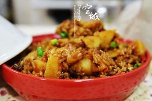 米飯多變做法-土豆燜飯（電飯鍋版）