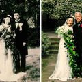 經歷過戰火紛飛的年代，老兵夫妻 70年後重拍結婚照！這才是真正的浪漫...