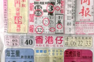 2/9  中國新聞報-六合彩參考