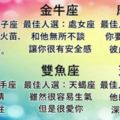 12星座與12星座cp最強最弱關係圖大揭秘！