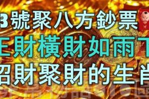 6月13號聚八方鈔票，正財橫財如雨下，招財聚財的生肖