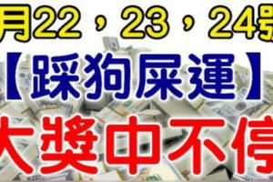 6月222324號，這些生肖踩狗屎運！橫財大發800萬！