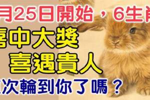 3月25日開始，6大生肖喜中大獎，喜遇貴人，這次輪到你了嗎？