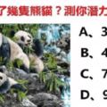 照片中你看到了幾隻熊貓？測你的潛力天性！