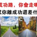 測試：4條路選一條，測你還差什麼才可以成功！