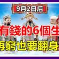 9月2號後，最有錢的6個生肖，「窮小子」也能變「大富翁」！