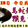 11月18日，今日我最旺！馬蛇龍豬猴兔龍雞！【66688】越早打開越靈驗！點個讚吧！