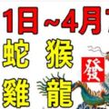 12生肖一周運勢（4月1日~4月7日）