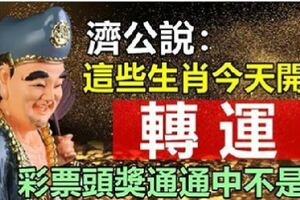 濟公說：家有這些生肖，本月必有一喜