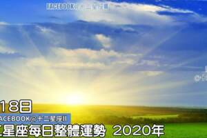 每天星座整體運勢:2月18日