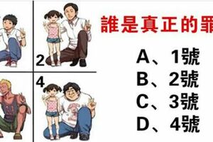 心理測試：當心了，誰是真正的罪犯？測你容易被誰利用