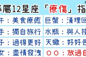 「還要多久，才能忘掉這種痛？」12星座該如何「放下」一個人？射手座需要「獨自旅行」、巨蟹座該來場「回憶大掃除」！