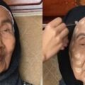 孫女為70歲阿嬤化妝，完成後比媽媽還要年輕，把她高興壞了！