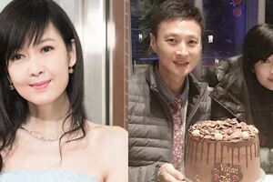 52歲周慧敏結婚10周年撒狗糧，55歲老公瘦的快要認不出！