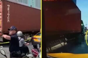 汐止女遭貨櫃車爆頭！行車紀錄器曝光…案情大逆轉！