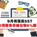 30項服務將被徵收6%服務稅