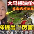 【大馬棕油價格大跌】魏家祥提出「厲害建議」！慘遭網民炮轟（看完不準笑，笑死沒命償）