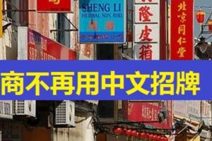 近年來許多華人企業已經不再使用中文招牌，還會有誰來重視我們的語文？