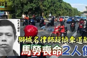 獅城名律師疑換車道釀禍馬勞喪命2人傷