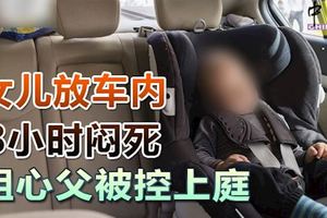 女兒放車內8小時悶死粗心父被控上庭