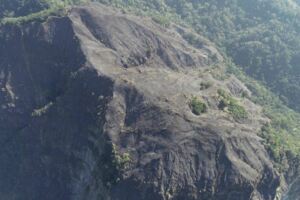 阿裡山風景區著名景點「隙頂象山」一場大火被燒精光