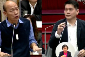 側錄議場質詢片引爆黑韓戰火　藍綠議員互槓！韓國瑜：夠了