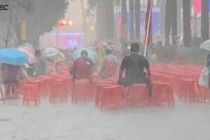 雨中背影哥是誰？網友發現來頭不小！