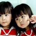 台湾“最美双胞胎”长大了 14年过去更美了