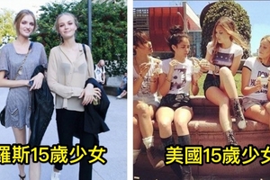 盤點各國15歲少女的樣子！愈到後面我愈不敢直視...太震撼了！