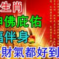 三大生肖得神佛庇佑，大福伴身，運勢財氣都好到爆炸