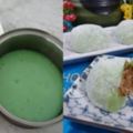 口感柔軟的【pandan花生糯米餈】的食譜與做法。柔軟的班蘭粉團包入香甜的花生餡料，讓你吃上癮