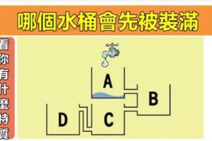 測過的人都說準！哪一桶水會先被裝滿？測你是哪種特質！