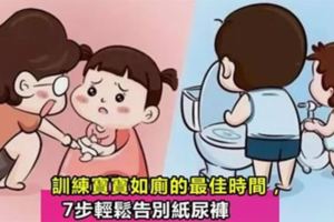 年齡、季節都不是判斷依據，這才是訓練寶寶如廁的最佳時間，7步輕鬆告別紙尿褲