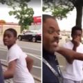 這名有精神障礙的男子被一群屁孩少年包圍，下一秒鏡頭竟拍到讓人震怒的「揮拳畫面」！