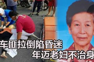 73歲老婦遭匪掠奪頭重創送院不治！