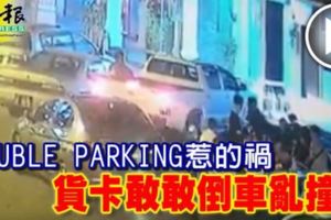 DOUBLEPARKING惹的禍貨卡敢敢倒車亂撞！