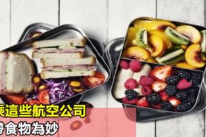 搭乘這些航空公司自帶食物為妙