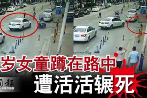 8歲女童蹲在路中遭活活輾死