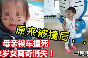 母親被車撞死，2歲女離奇消失！原來被撞後。。。