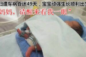 孕婦遭車禍昏迷49天，寶寶頑強生長順利出生！「媽媽，請醒來看我一眼」