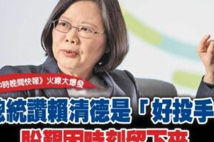 總統讚賴清德是「好投手」原因是因為。。。