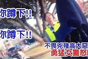 阿嬤無故遭打破頭女警挺身霸氣救嬤