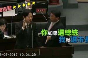 糗了！ 謝龍介曾嗆賴：你選總統我就…如今卻意外成真。