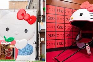 7公尺高「特大號Kitty」變店門迎接～　首間「三麗鷗專賣店」滿滿限定品買到手軟！